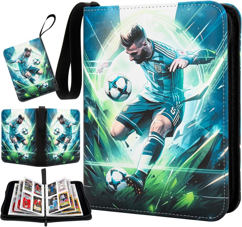 Fussball Karten Sammelalbum 400 Karten - 4 Fächer Produktbild 