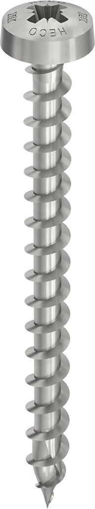 Heco -TOPIX-plus 3,0x30 Var.Vollgew. PZD-1 Rundk. blank, gleitbeschichtet, 61627