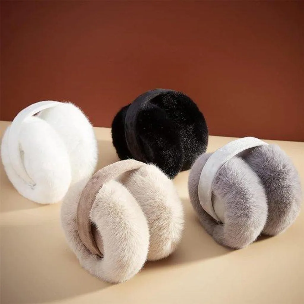 Cache-oreilles d'hiver en polaire douce, accessoire thermique pour le froid
