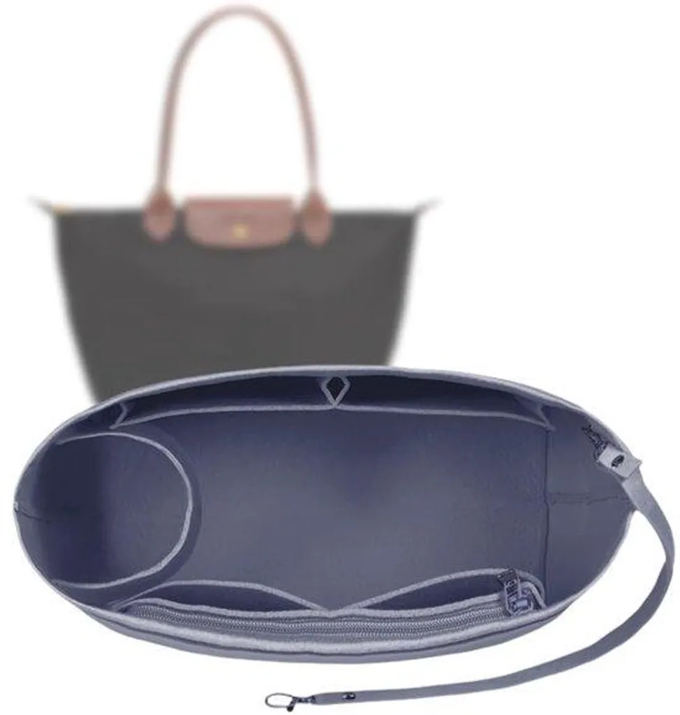 Pochette de rangement pour sac à main Vilten Gris S avec attache clés
