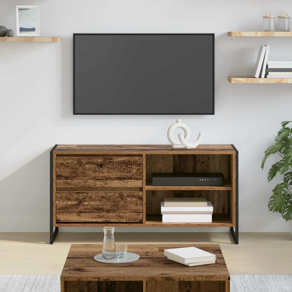 Maison Exclusive - Mobile TV Rovere Fumo 120x40x40 cm in Legno Multistrato | Leroy Merlin