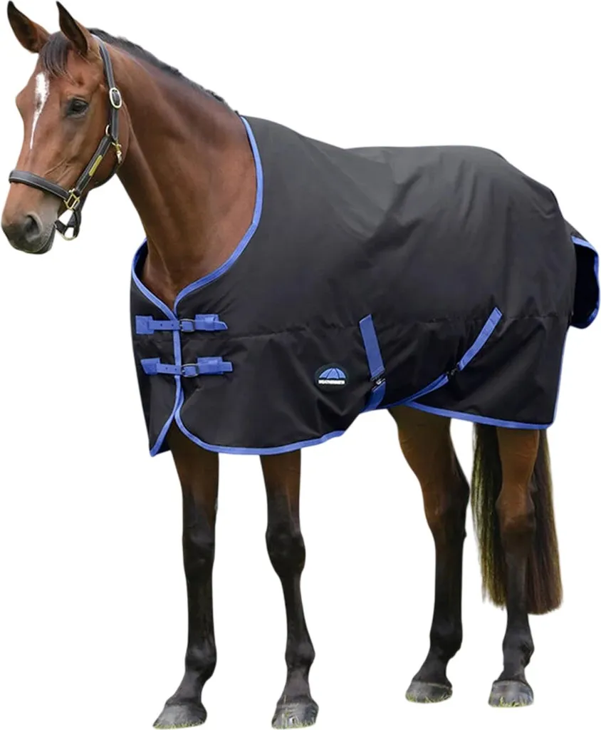 Weatherbeeta Comfitec Tyro 220g Nero/Cobalto | Coperta Cavallo Impermeabile