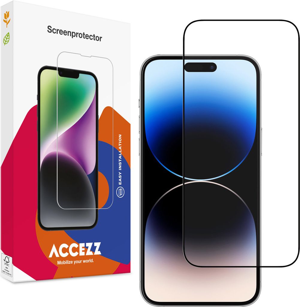 Accezz Full Cover Screen Protector aus gehärtetem Glas Produktbild 