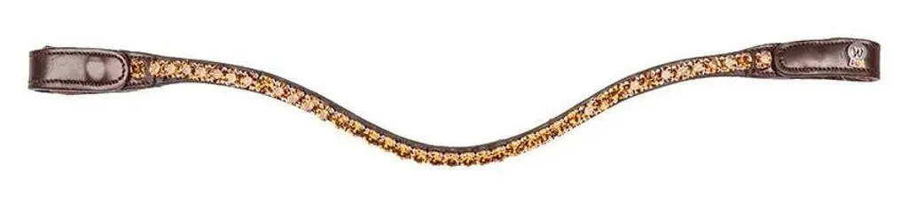 Waldhausen X-Line Bandeau Shine - Frontal de Bridon avec Cristaux Brillants