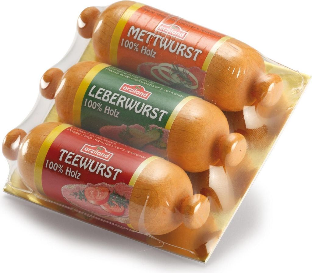 Erzi Würstchen zum Streichen - Kaufladenzubehör Produktbild 