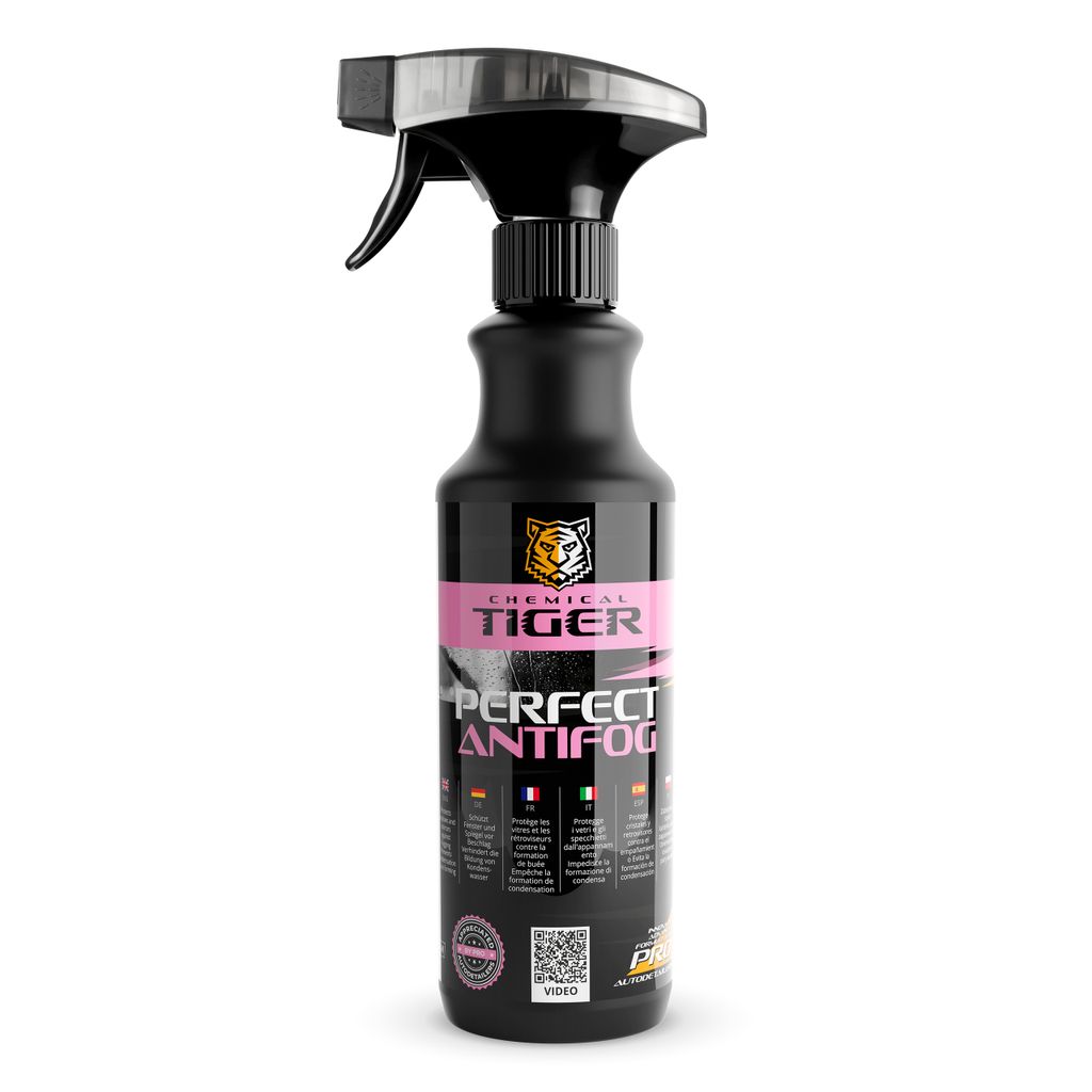 CHEMICAL TIGER - Anti-Beschlag-Spray für Autos - Mittel zum Schutz von Scheiben, Außenspiegeln und Innenspiegeln vor Beschlagen PERFECT Antifog 5...