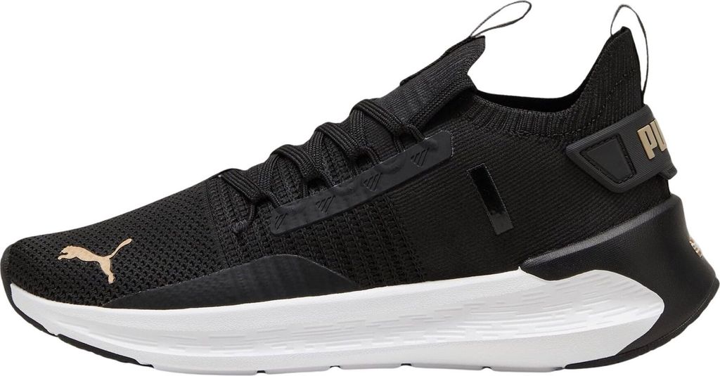 Puma Softride Symmetry Fuzion Wn's Black-Gold Größe EU 38 Produktbild 