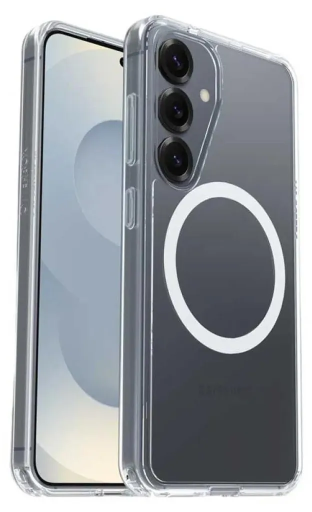 Coque OtterBox React Folio Samsung Galaxy S25 - Protection Noire et Transparente