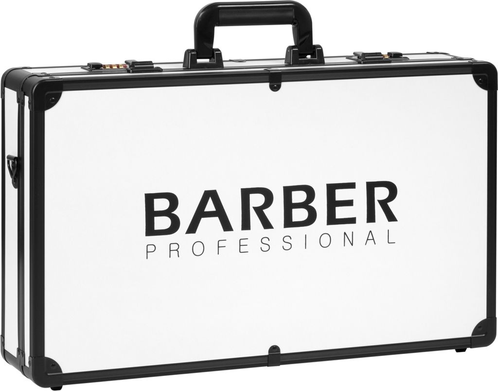 Friseurkoffer Barber Weiss - Schwarz