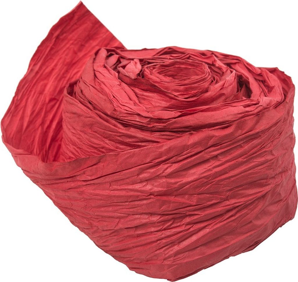 Dekolo Dekoratives Papierband für die Wohnung Dekoration für ein Geburtstagsgeschenk Rot