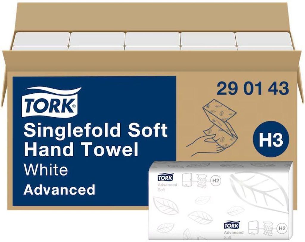 TORK 290143 Papierhandtücher H3 Advanced Zick-Zack-Falzung Produktbild 