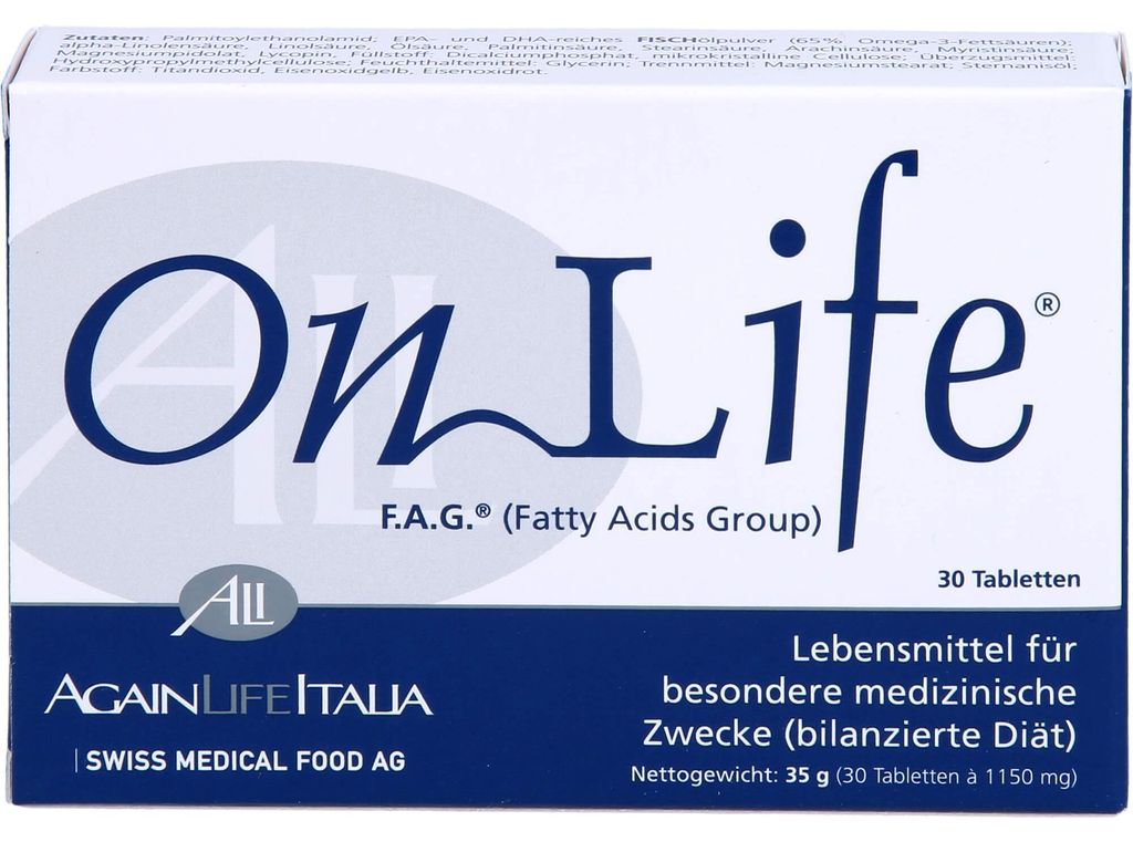 OnLife F. A. G. Fatty Acids Group Tabletten, 30 St. Obrázek produktu 