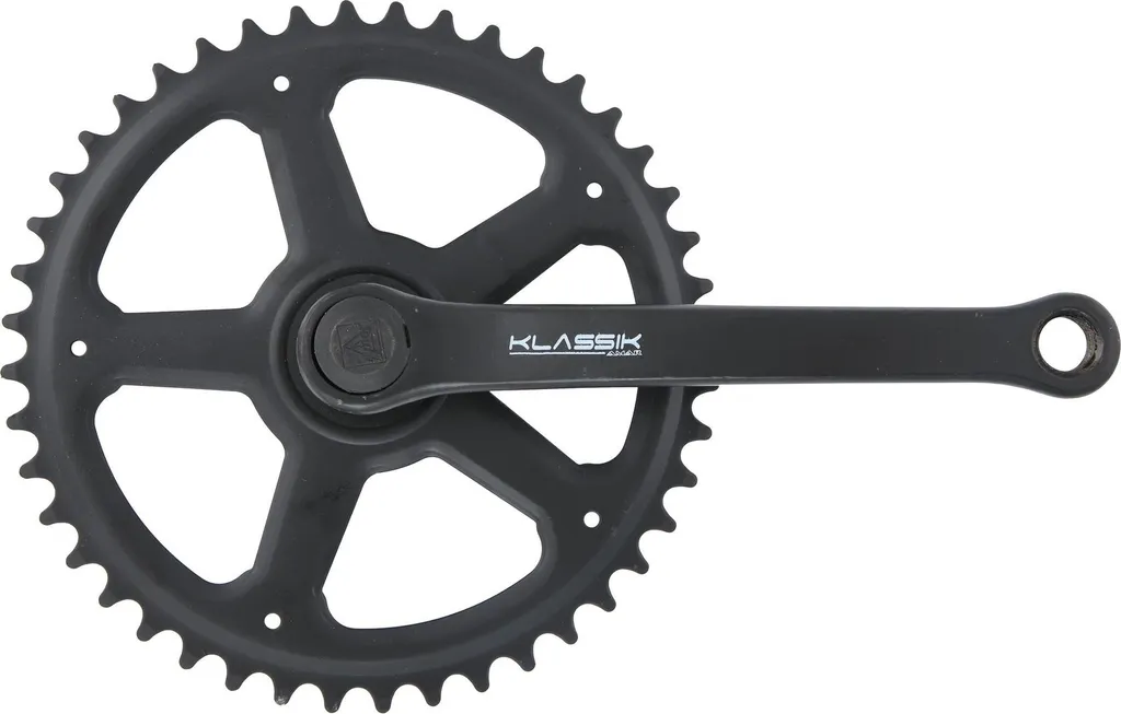 Pédalier de rechange 36 dents 125mm noir pour vélo urbain et pliant