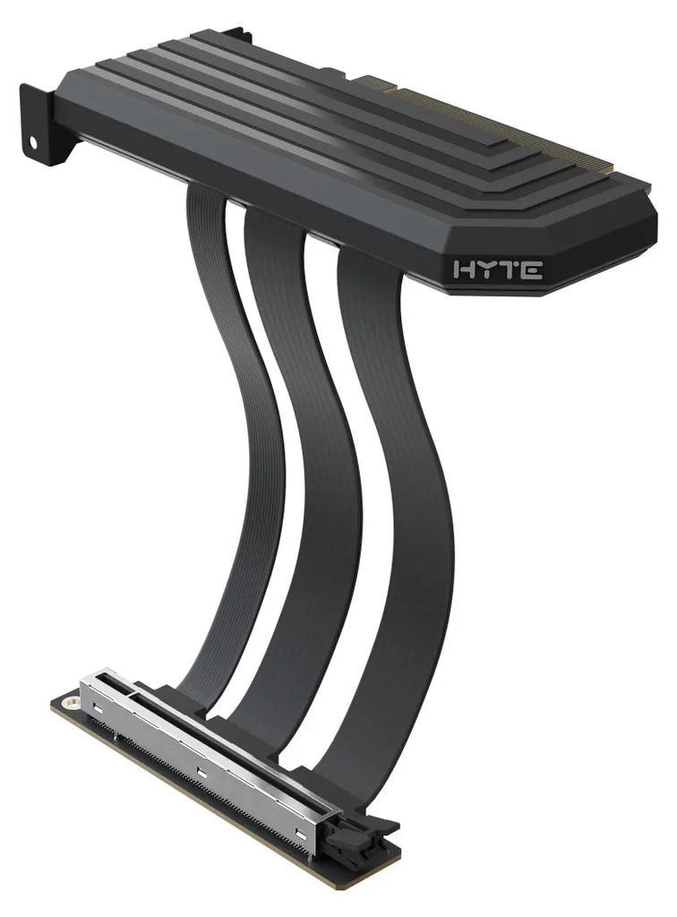 HYTE PCIe 5.0 Hyper Riser : Câble d'extension haut débit 20cm Premium
