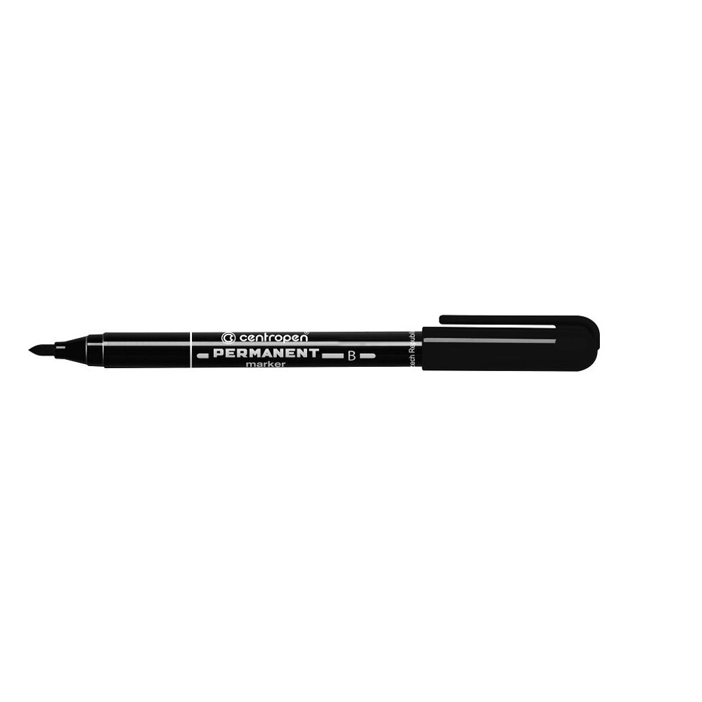 Centropen, pennarello 2836, nero, 10 pezzi, 2 mm, a base di Immagine del prodotto 