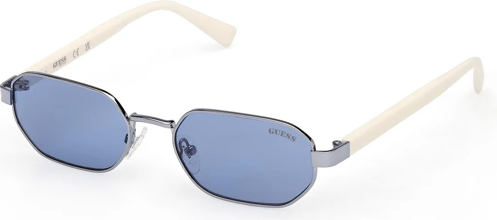 Guess GU00231 84V Occhiali da Sole Blu: Fascino Vintage e Qualità Marcolin