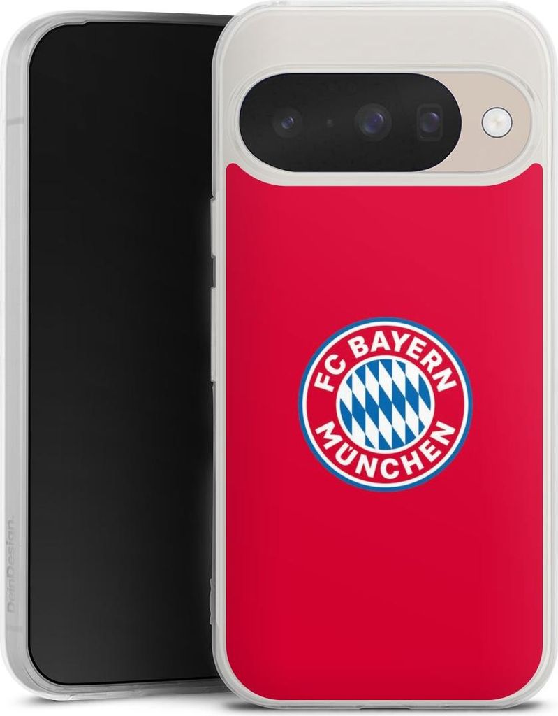 DeinDesign Handyhülle für Google Pixel 10 Pro Silikon Hülle Case Smartphone Schutzhülle FC Bayern München FCB Logo
