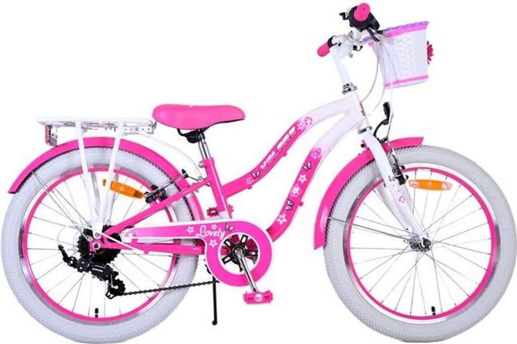 Volare Lovely Kinderfahrrad - Mädchen - 20 Zoll - Rosa - 7 Produktbild 