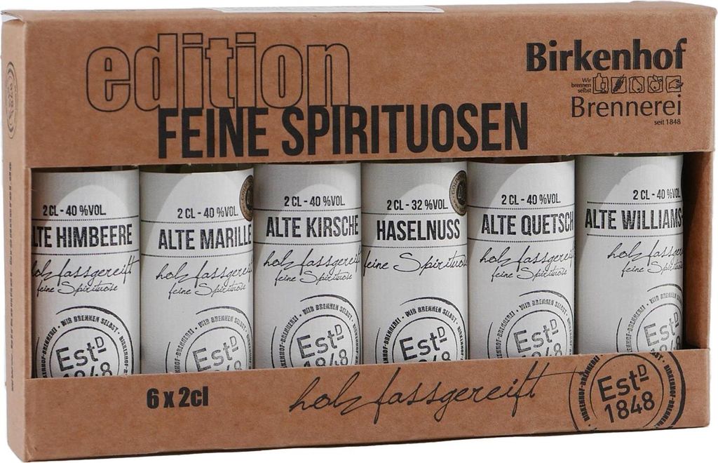 Birkenhof Tasting-Set Feine Spirituosen (6 x 0,02L)