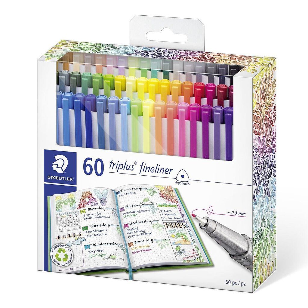 Staedtler Fineliner triplus 60ST Produktbild 