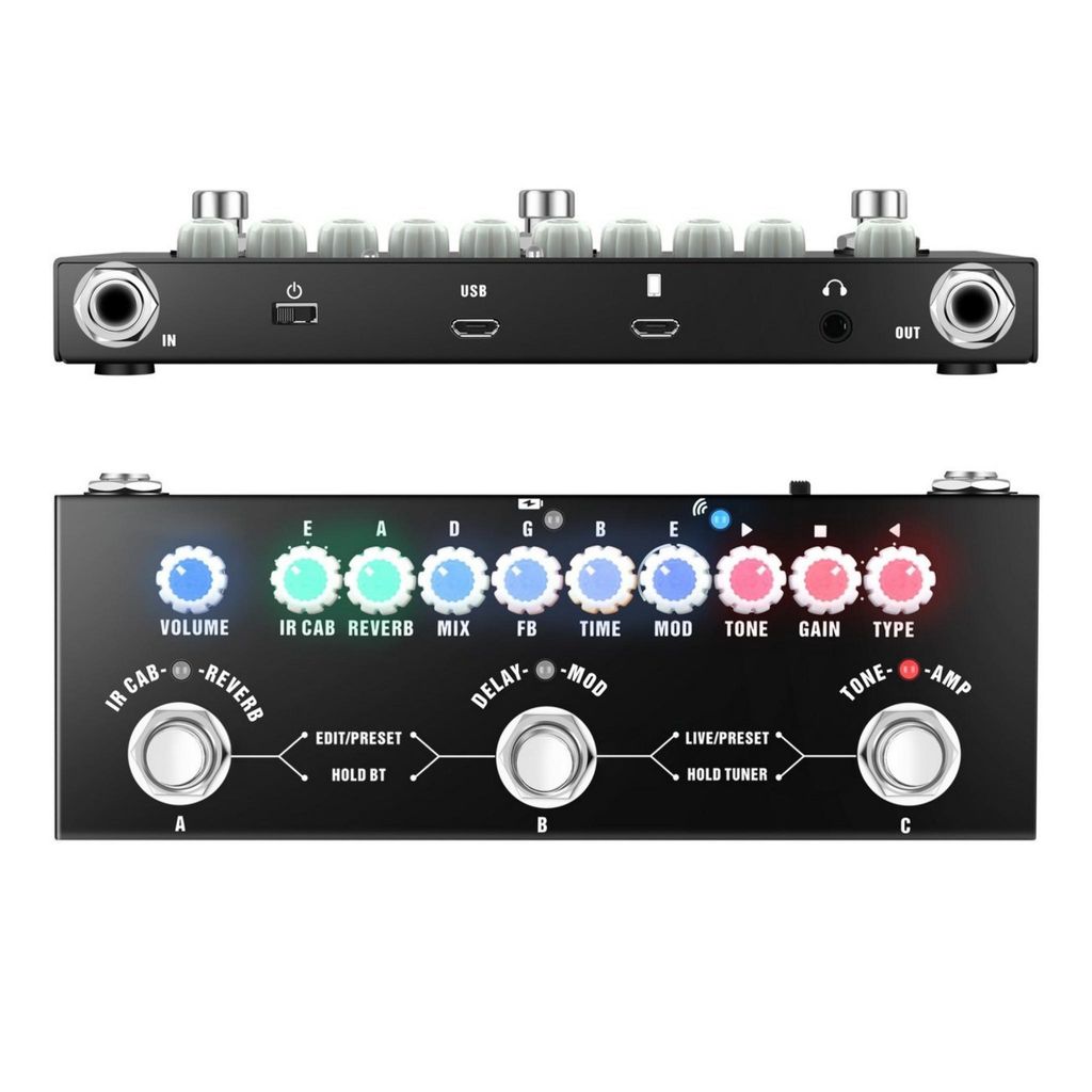 Cube Baby Gitarren Effektpedal – Multi Effekt Pedal mit Amp Produktbild 