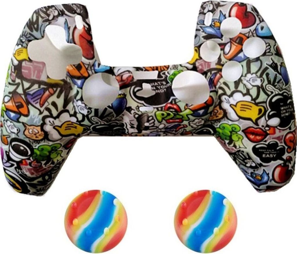 König Design Hülle kompatibel mit PlayStation PS5 Kunststoff Full Cover Handyhülle - Case Motiv 19