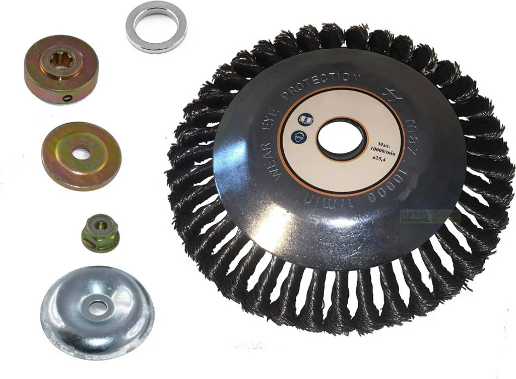 Testina Decespugliatore a Spazzola Metallica 200mm HSS Professionale