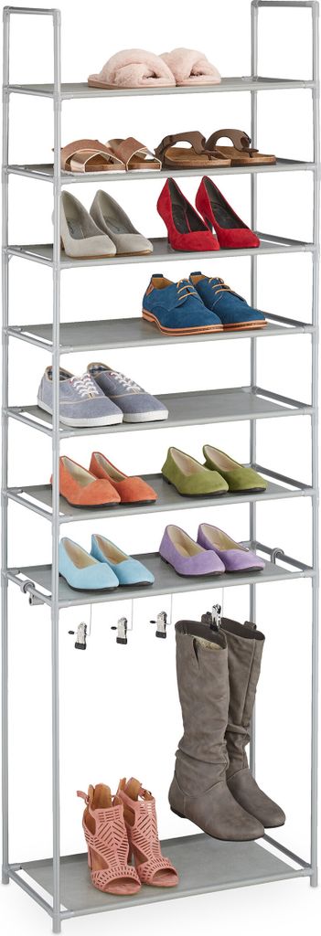 relaxdays Schuhregal mit 8 Ebenen Produktbild 