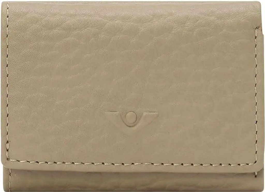 VOi Cuir Porte-monnaie Hirsch Alessia Beige - Portefeuille Compact Femme