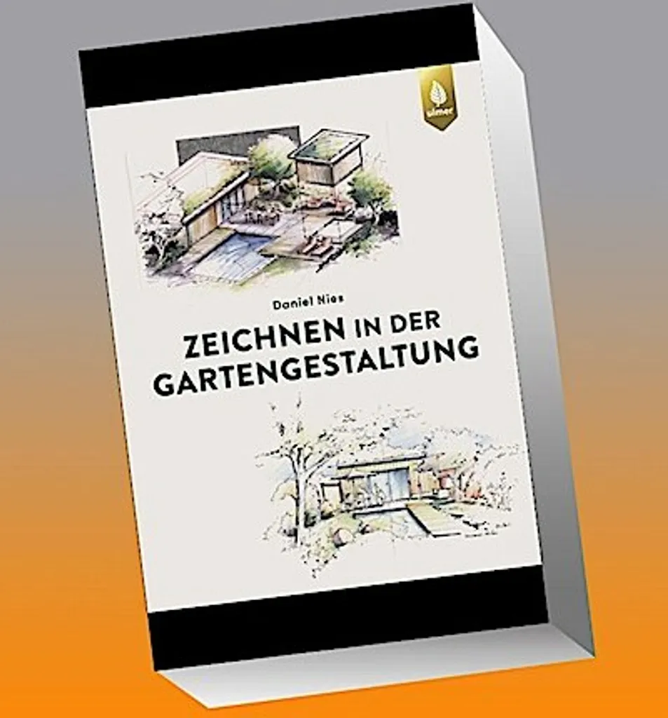 Dessin de jardin avec méthodes de perspectives et de plans paysagers