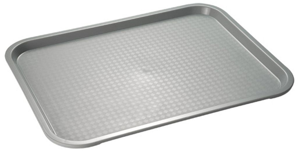 Vassoio APS per fast food, (L)350 x (P)270 mm, grigio Immagine del prodotto 