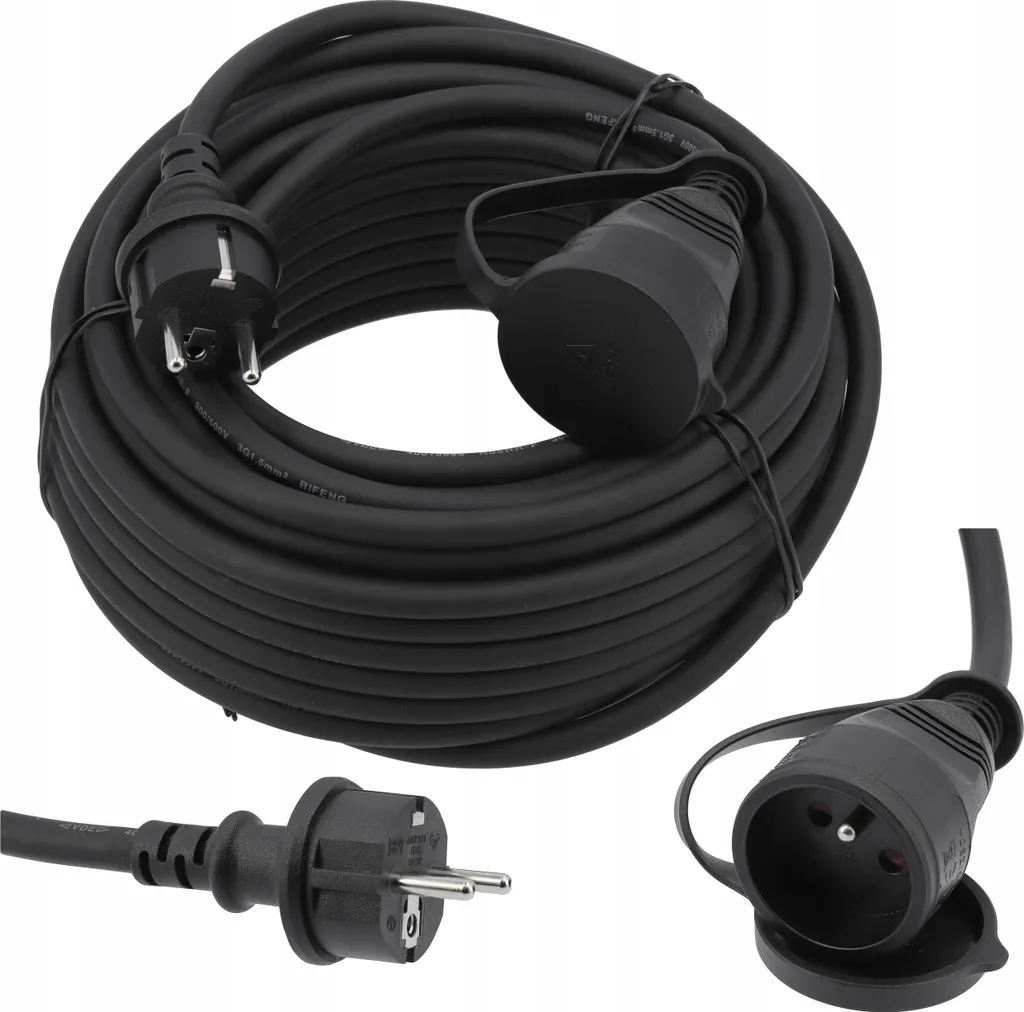 Cavo Prolunga Industriale IP44 40mt 3x1.5mm | Normativa CE