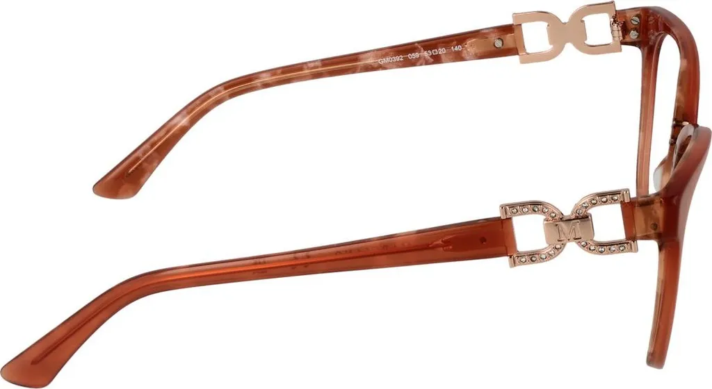 Marciano GM0392 059 53 Lunettes en Acétate Brillant avec Finition Luxe