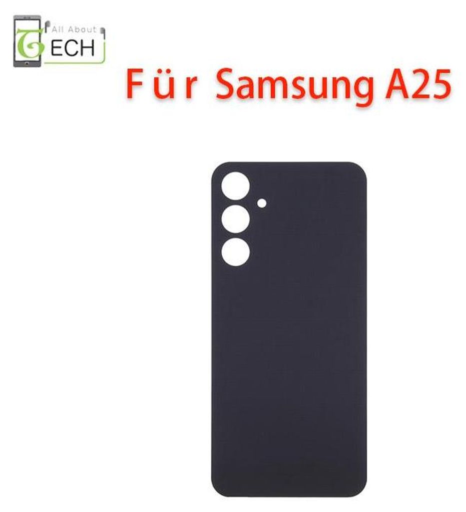 Für Samsung Galaxy A25 5G A256 Akkudeckel Backcover Rückseite + Dichtung schwarz