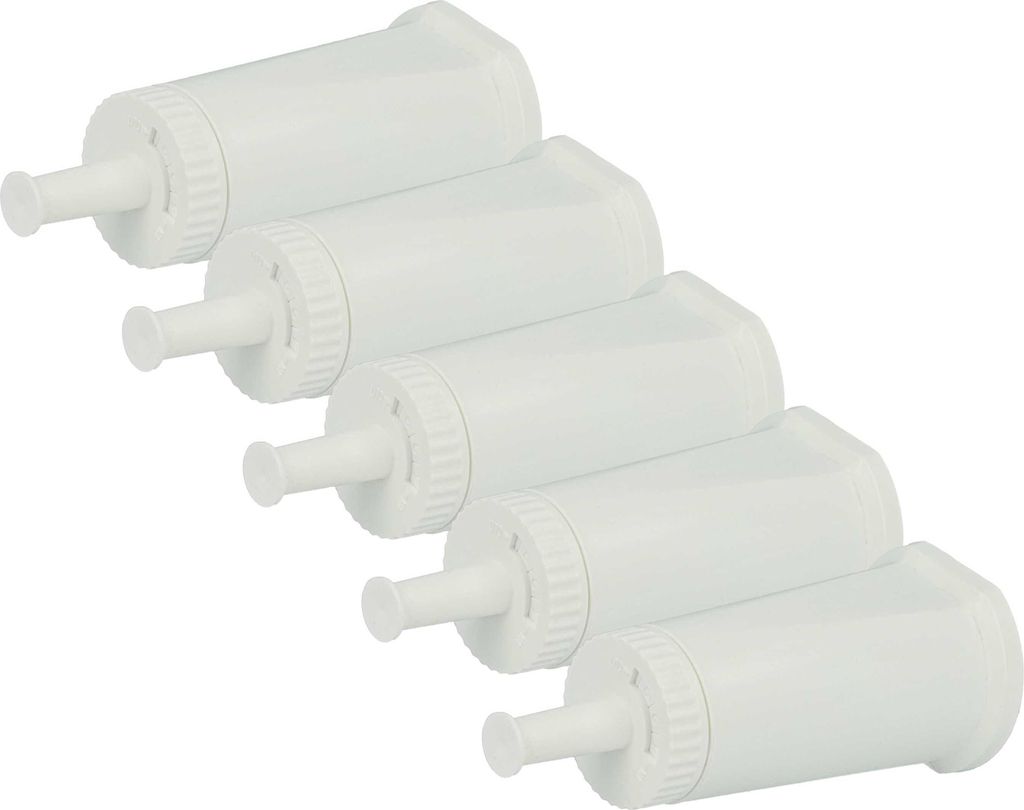 vhbw 5x Wasserfilter Filter kompatibel mit Sage Bambino Plus SES500 Espressomaschine Weiß