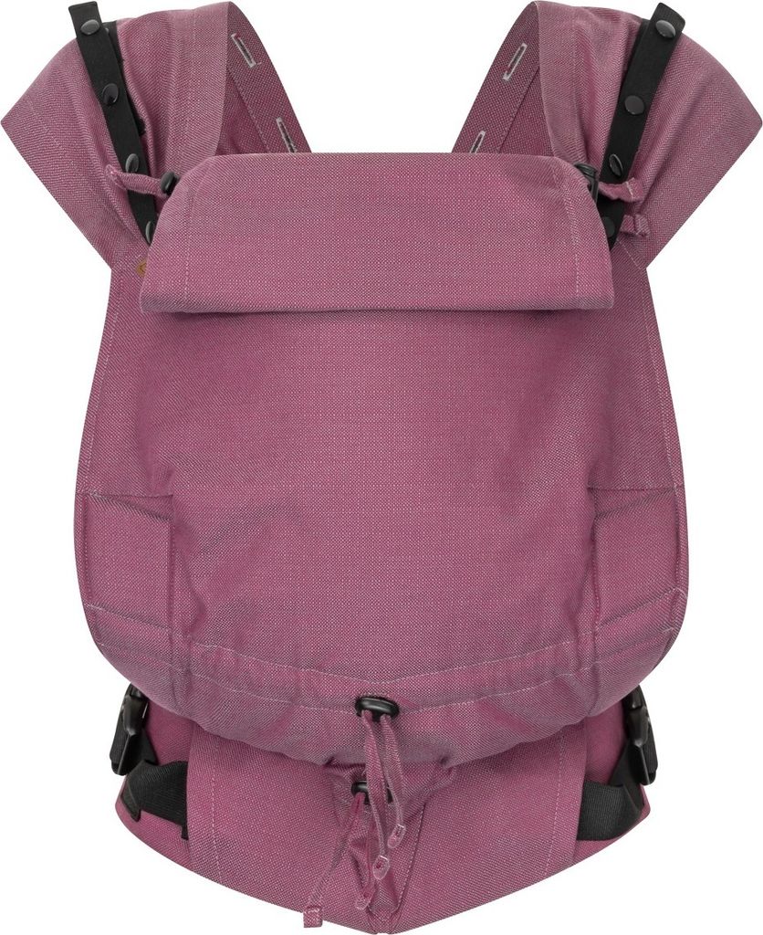 HOPPEDIZ Babytrage Primeo ab Geburt (2,5 kg) Bauchtrage & Rückentrage aus 100 % Baumwolle Mallorca