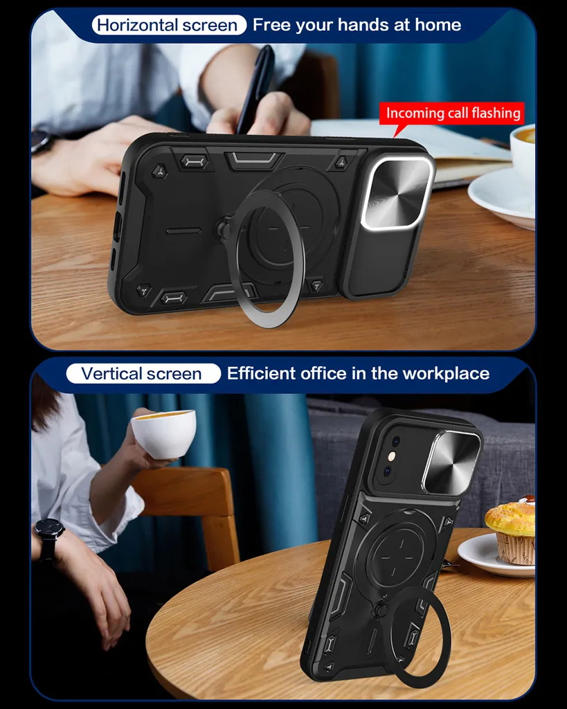Custodia iPhone X / XS Argento Robusta: Ideale contro le Cadute - 6