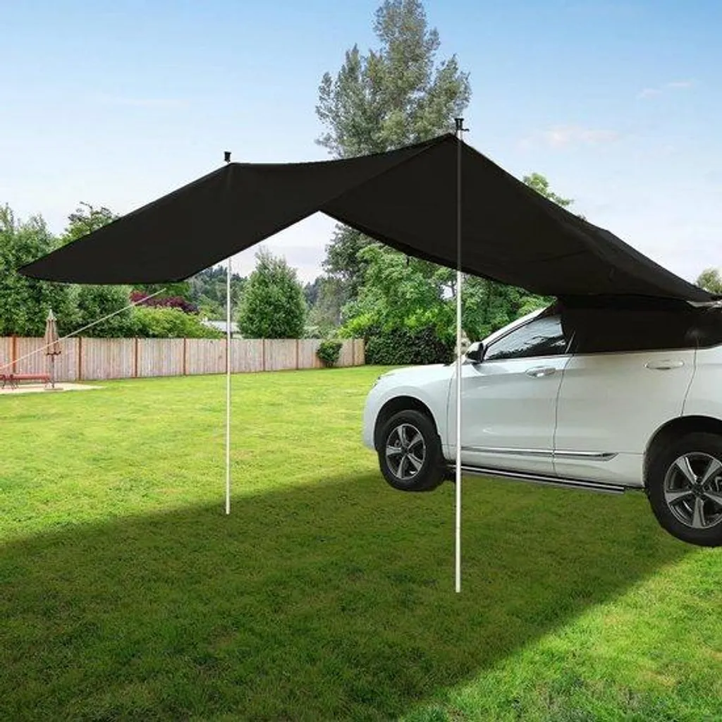 Auvent de terrasse noir 3x2 m - Créez un espace d'ombre frais et imperméable