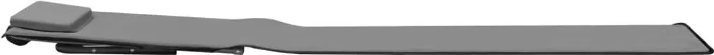 Matelas de Plage Pliable 2 Pièces Gris - Acier Robuste vidaXL - 9