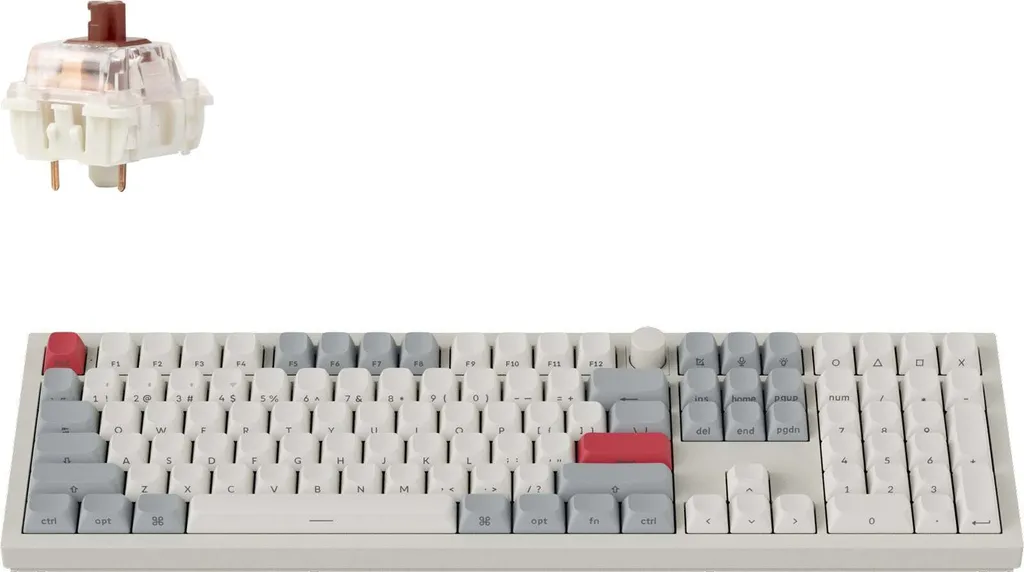 Clavier Keychron Q6 Max QMK Sans Fil avec Structure en Aluminium Q6M-P3S