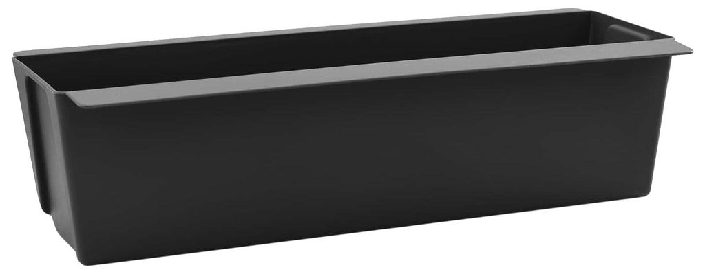 Blumenboxen für Euro-Paletten 12 pcs Schwarz 36 x 13,5 x 9,5 cm