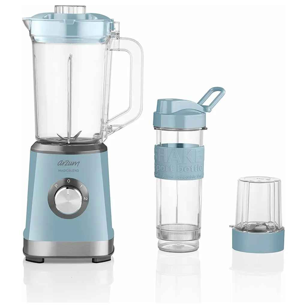 Frullatore Arzum AR1159 Blu 1200ml - Ideale per Tutta la Famiglia