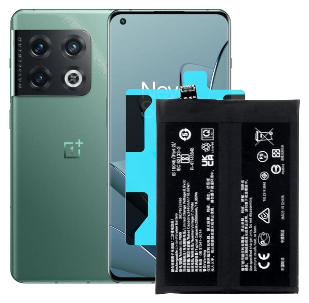 Batteria per OnePlus 10 Pro BLP899 + guarnizione per il Immagine del prodotto 
