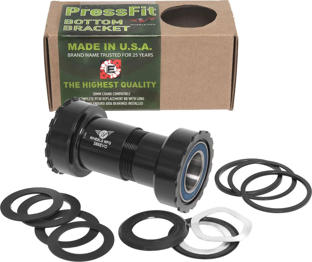 Wheels Manufacturing Wheels MFG Tretlager 386evo Sram 22 24mm ACB schwarz