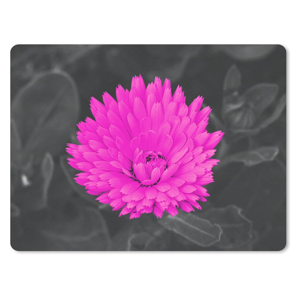 MuchoWow Mauspad Mousepad Blumen - Aquarell - Rosa 40x30 cm - Mousepads - Maus Mat - Pad - Mausunterlage - Anti Rutsch