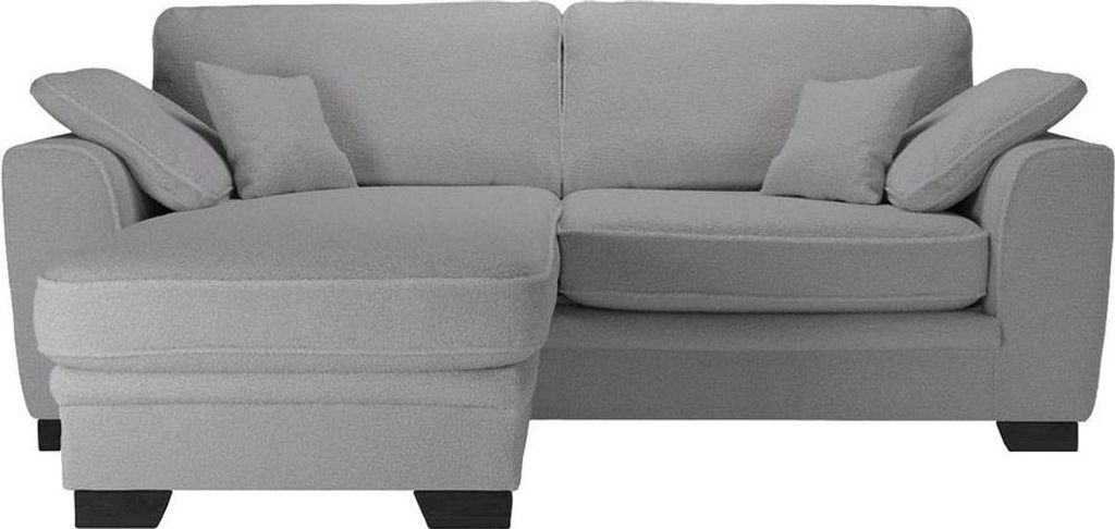Universelle Ecksofa Ronay-Teddy slate-black