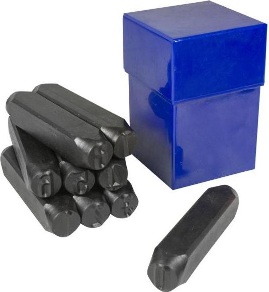 Einschlagzahlenset Zahlenstempel Stempelzahlen 8 mm