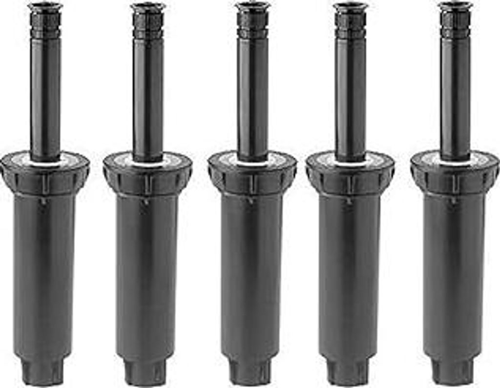 Rain Bird 1804VAN – 10,2 cm Professioneller Sprinkler – 5er-Pack – verstellbares Muster (0 bis 360 Grad)