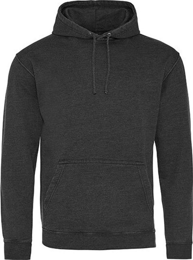 Just Hoods , Washed Hoodie , Washed Jet Black , M