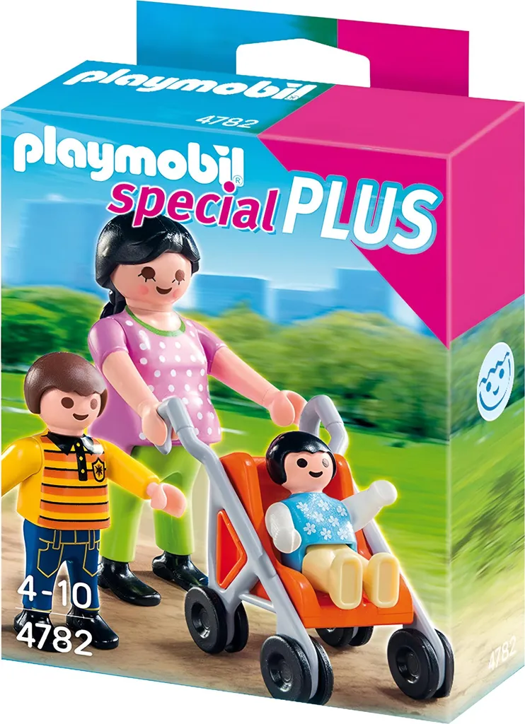 Jouet Playmobil 4782 maman enfants pour animer vos décors sans personnages